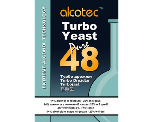 Турбо дрожжи Alcotec 48 Turbo Pure 130 гр.