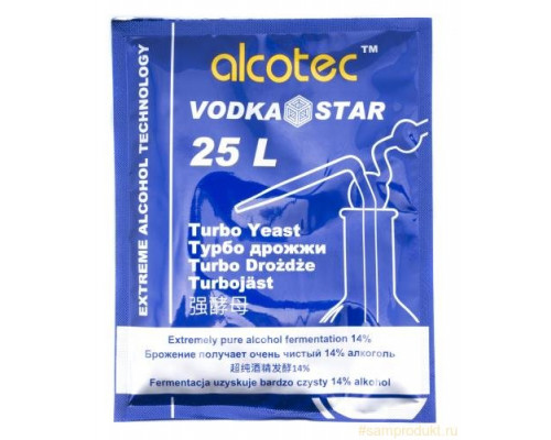 Турбо дрожжи Alcotec  Vodka Star
