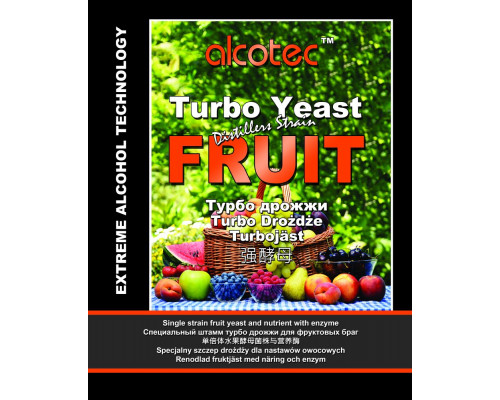 Турбо дрожжи Alcotec Fruit Turbo 60 гр.