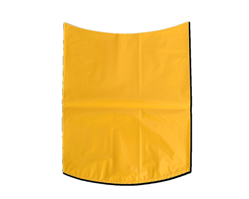 Пакет для сыра термоусадочный 250х400 мм, желтый, дно круглое (Юнивак)