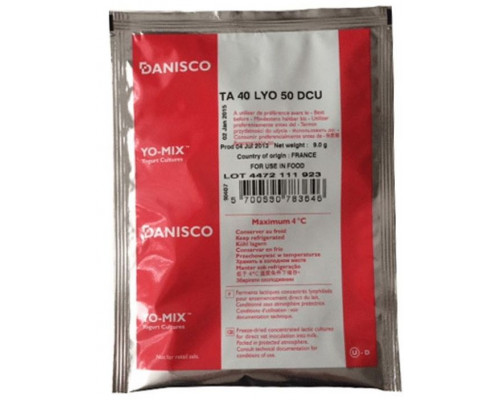 Смешанная мезо-термофильная закваска CHOOZIT ТA 40 50DCU (500 л.) Danisco