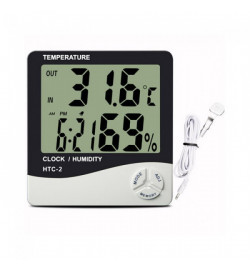 Термометр гигрометр метеостанция HTC-2