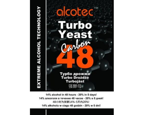 Турбо дрожжи Alcotec Carbon 48 175 гр.